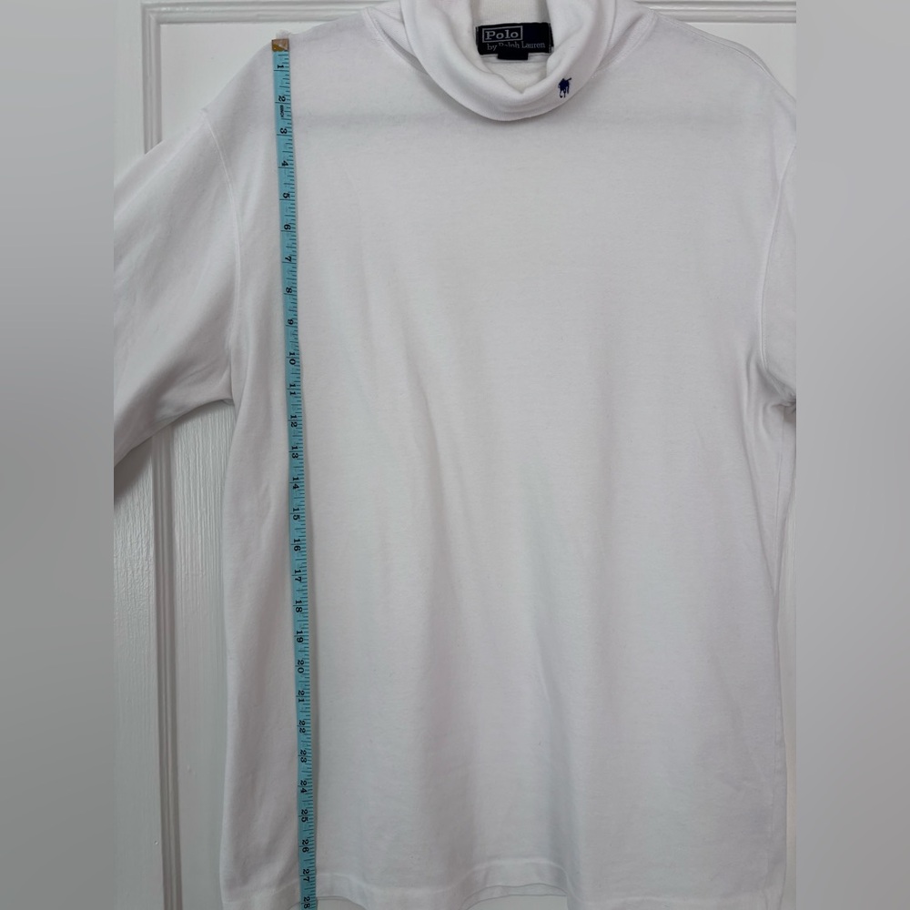 Polo by Ralph Lauren White Tee with Navy Label - Picture 10 of 10